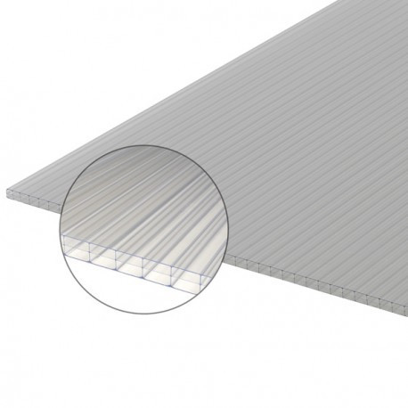 Sunlite Plaque En Polycarbonate Triple Parois Opalin - toiture - toiture en  pente - toiture - plaques alveolaires en pc - sunlite plaque en  polycarbonate triple parois opalin